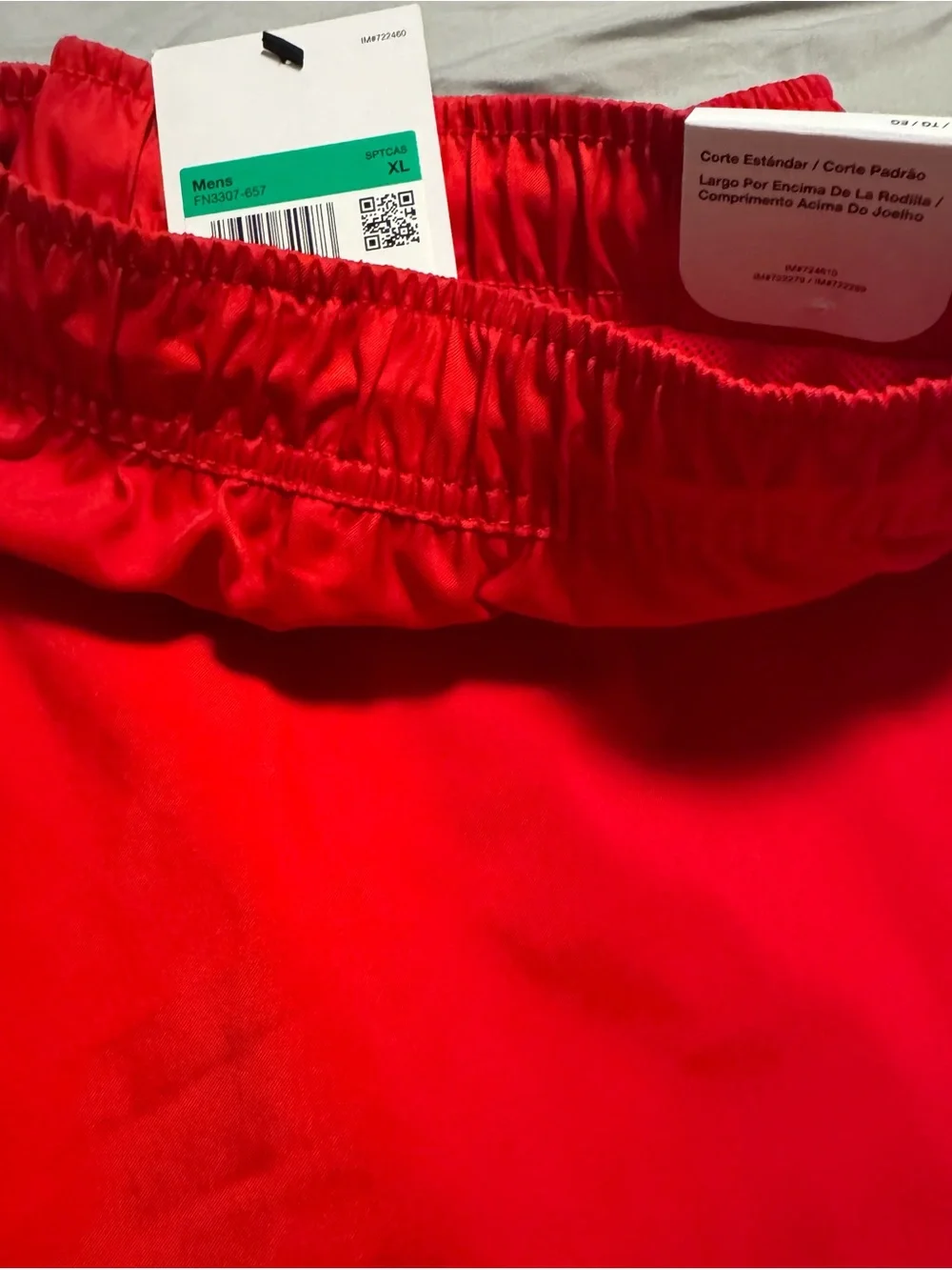 Men's Nike Club Woven Flow Shorts Red Size XL -FN3307-657 NW